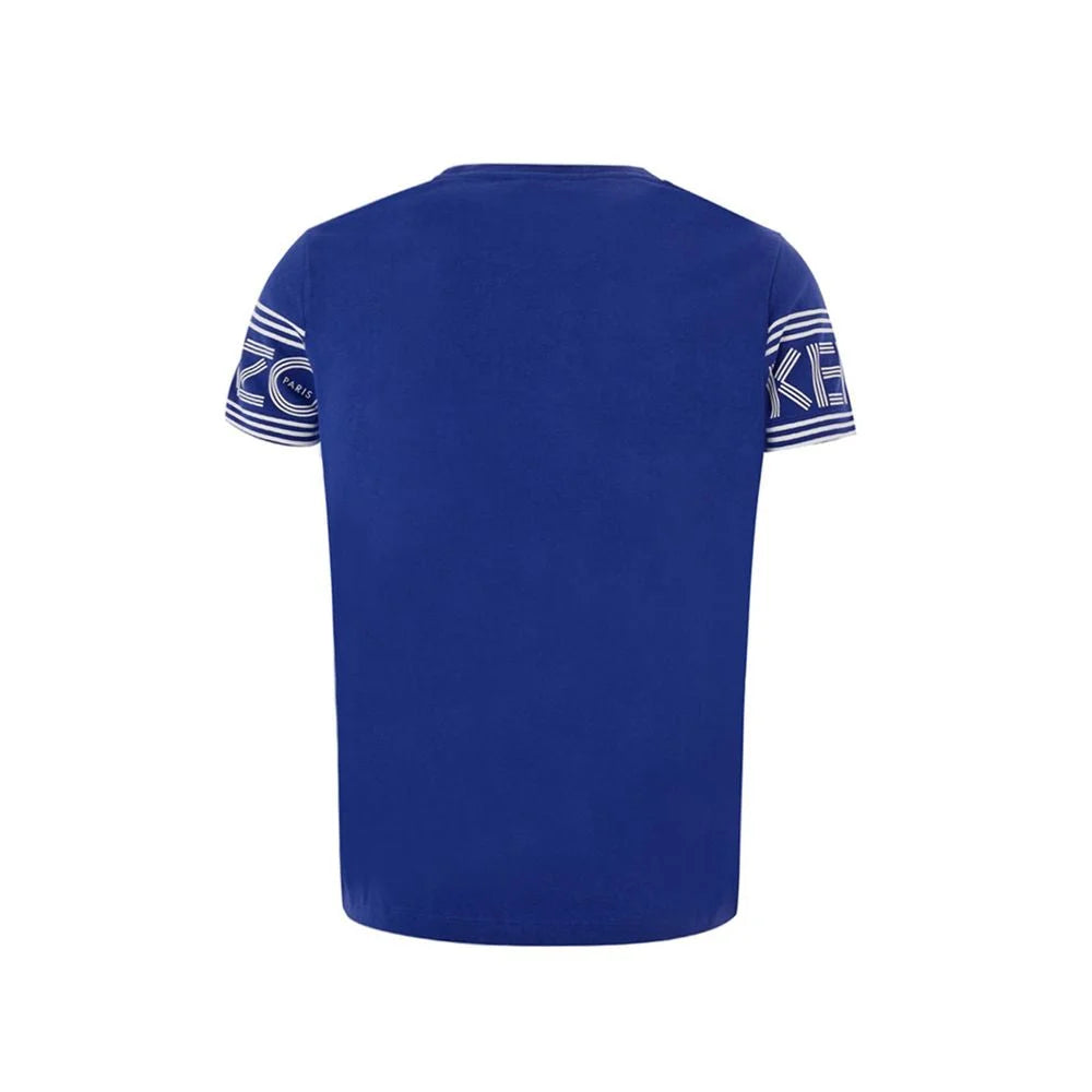 Kenzo Chic Blue Cotton Tee for Stylish Comfort - XXS - T-Shirts