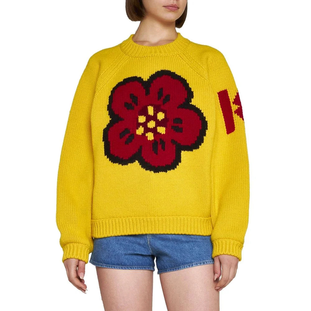 Kenzo Cotton Pullover - M - Sweaters