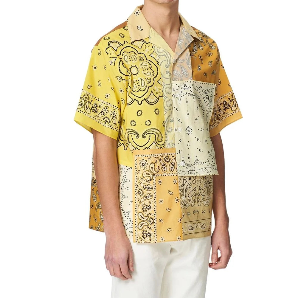 Kenzo Patchwork Short Sleeves Shirt - M - Shirts