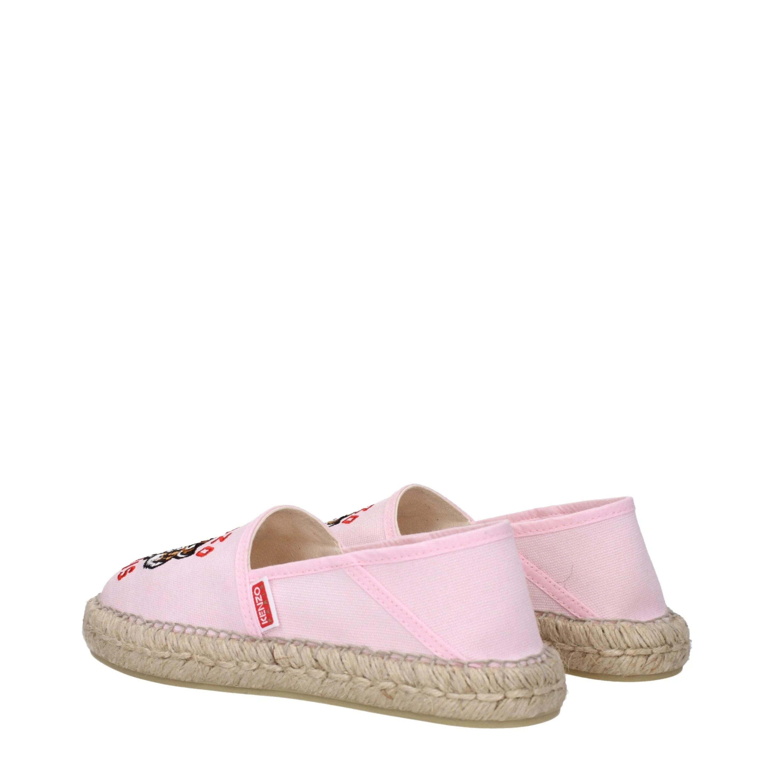 Kenzo Pink Fabric Espadrilles - EU35/US5