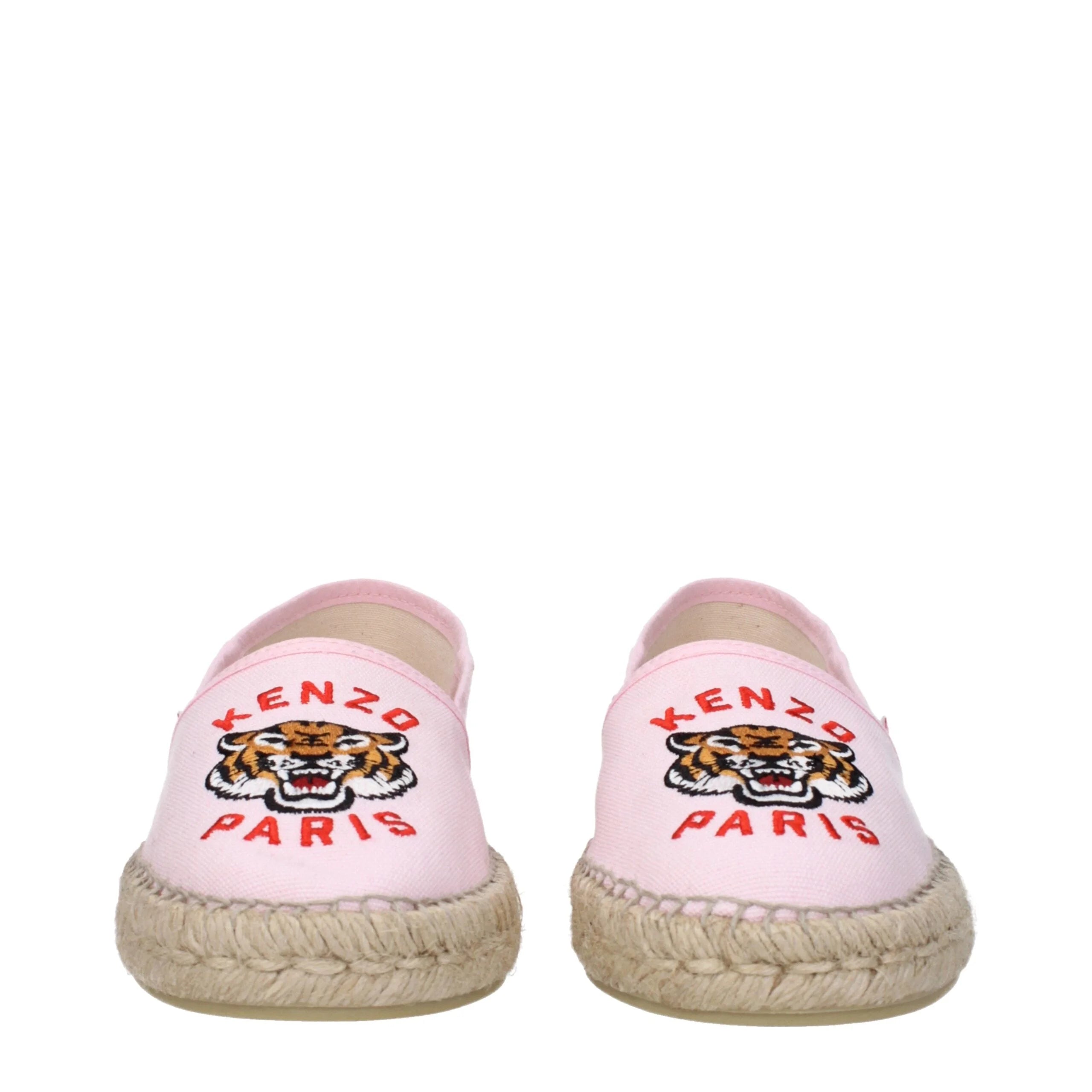 Kenzo Pink Fabric Espadrilles - EU35/US5