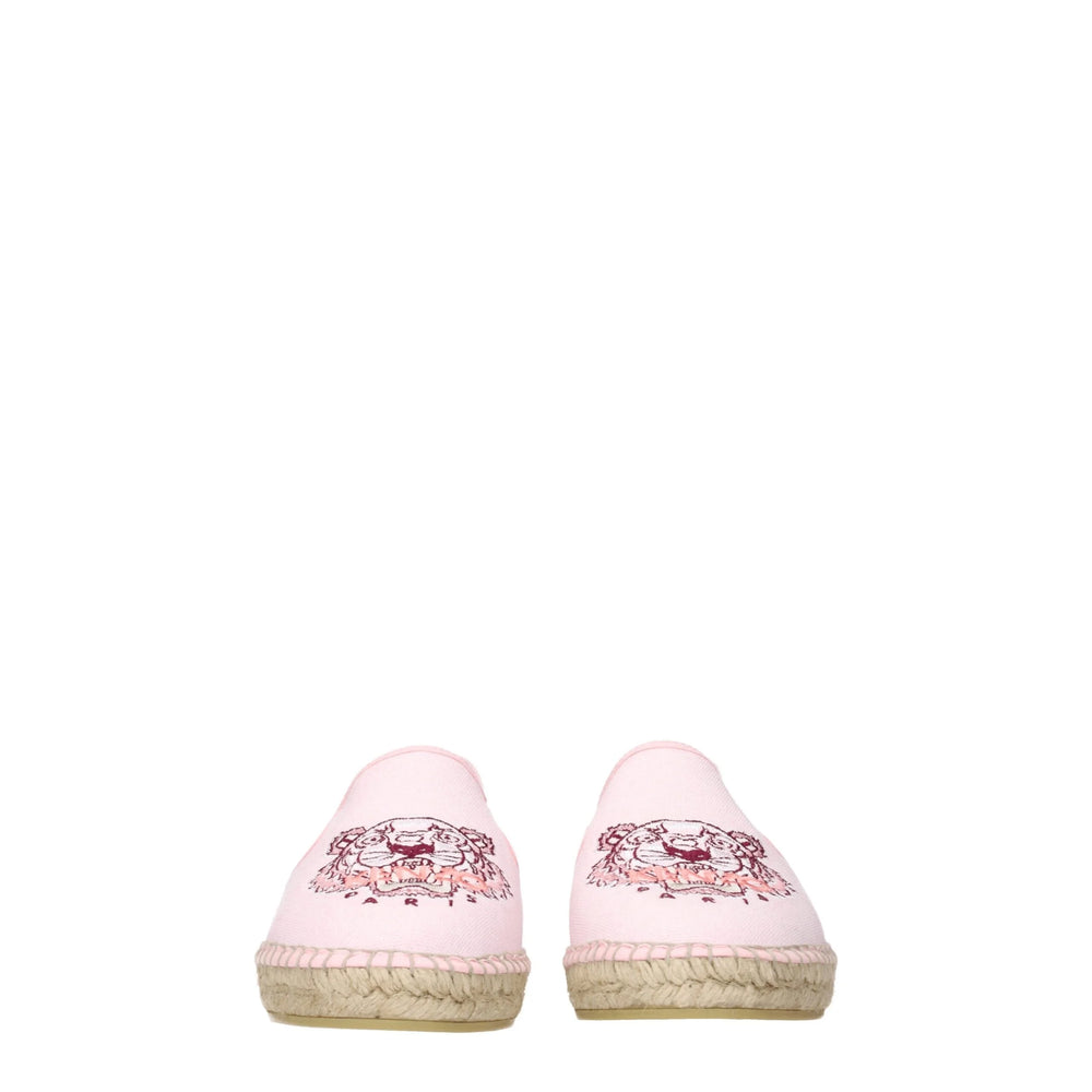Kenzo Pink Fabric Espadrilles - EU36/US6