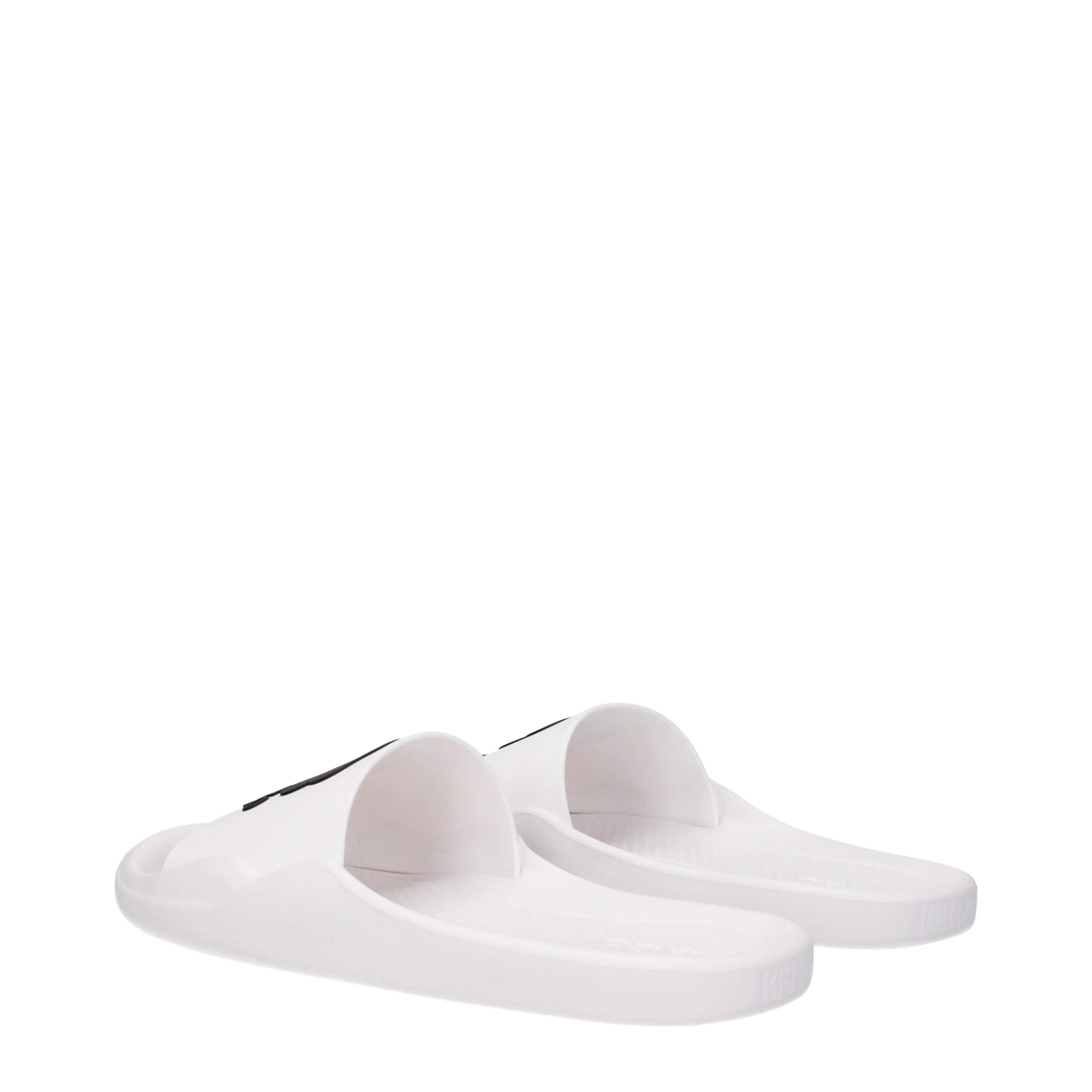Kenzo White Cotton Slippers Sandals - EU36/US6