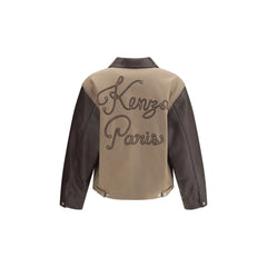Kenzo Wool and leather college Jacket - Bomber Jackets