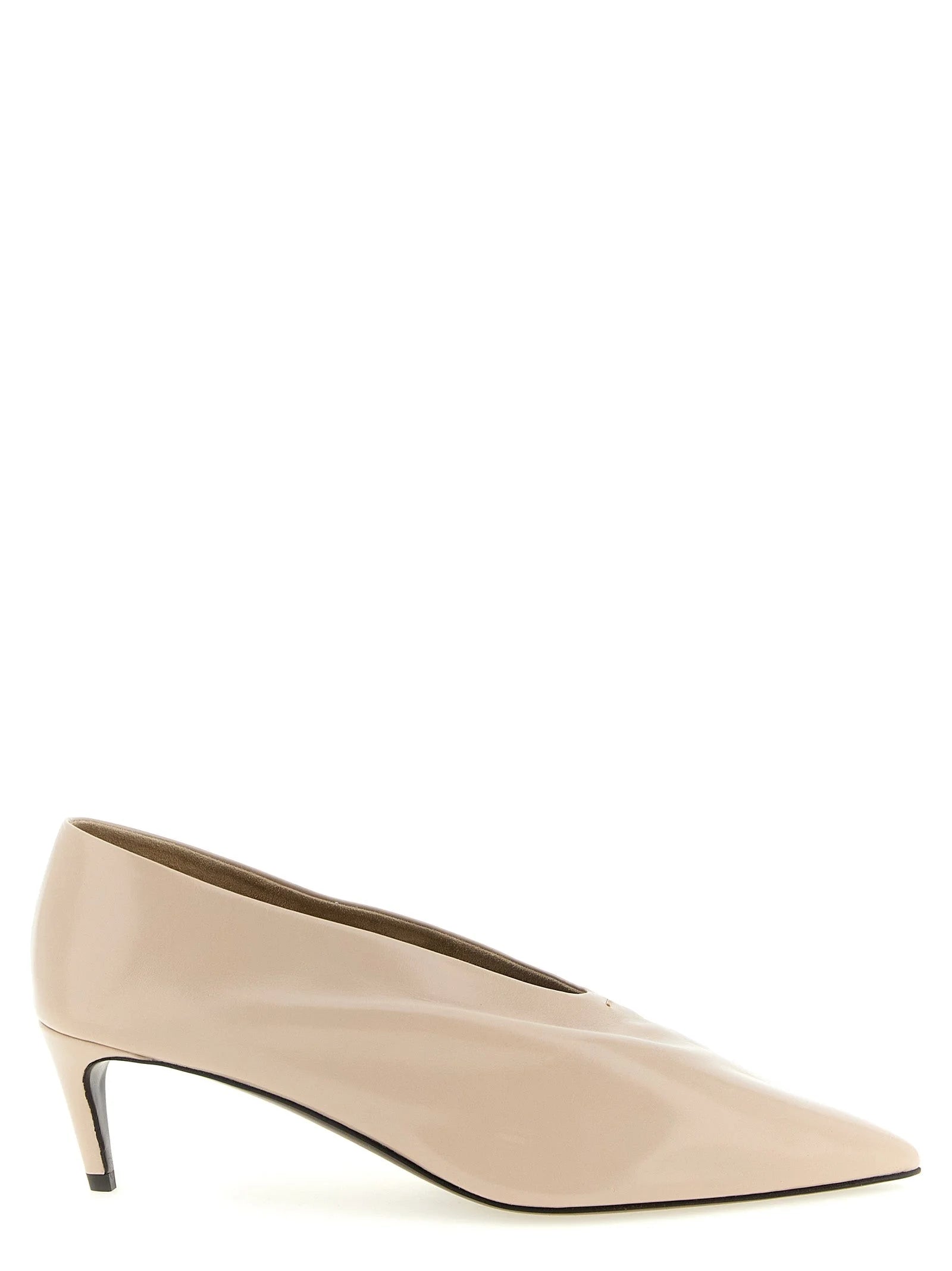 Khaite Beige Kalveskind Mellemhæle Pumper