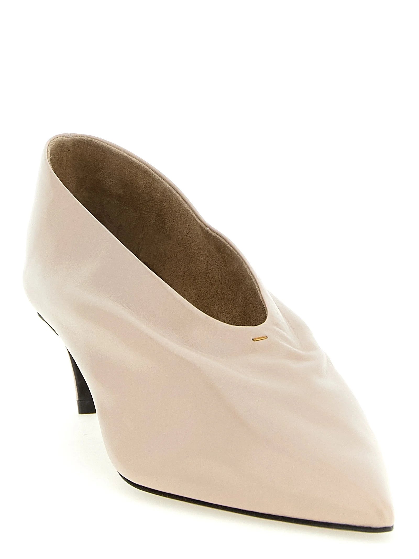 Khaite Beige Kalveskind Mellemhæle Pumper