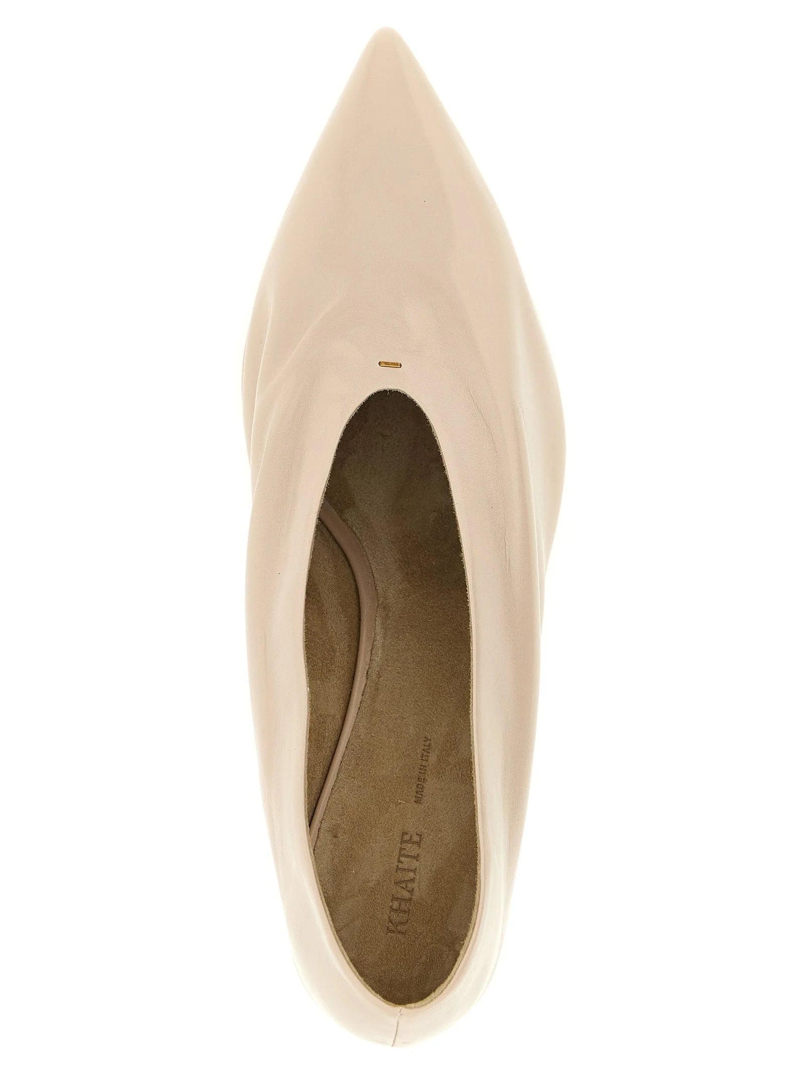 Khaite Beige Kalveskind Mellemhæle Pumper