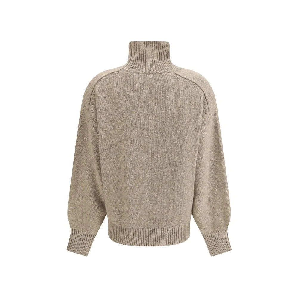 Khaite Beige Cashmere Cashmere Sweater - M - Sweaters