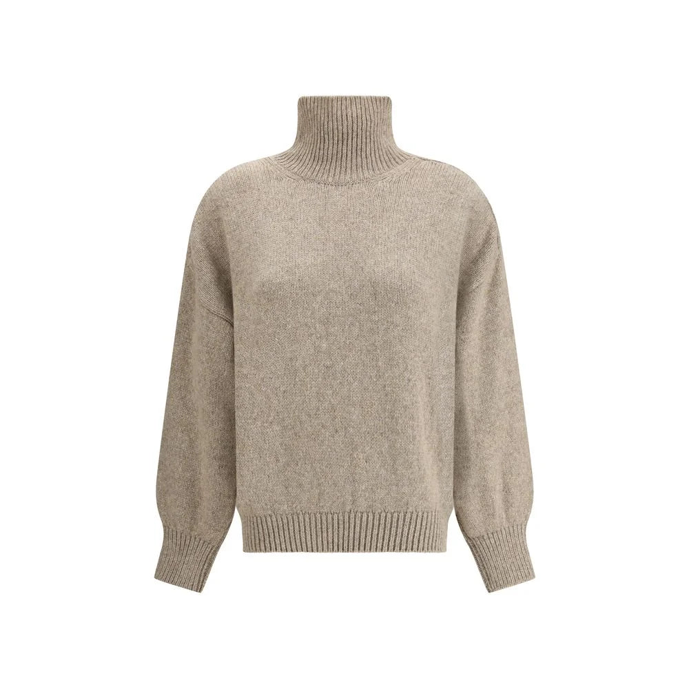 Khaite Beige Cashmere Cashmere Sweater - M - Sweaters