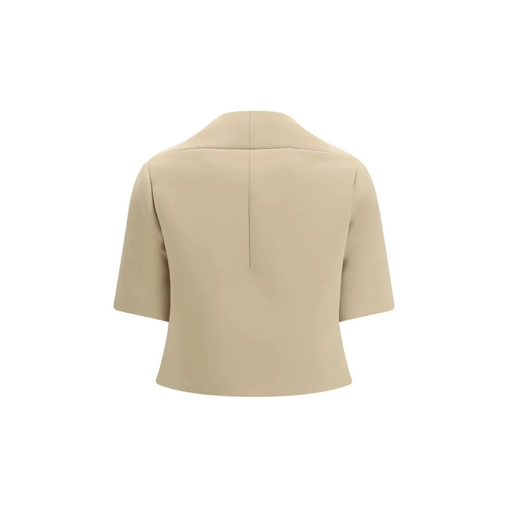 Khaite Beige Polyester Coat