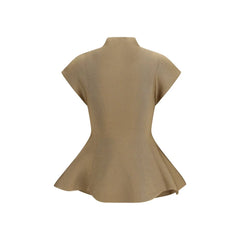 Khaite Beige Viscose Blouse - M