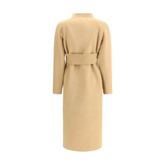 Khaite Beige Wool Coat