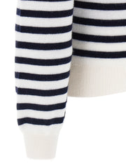 Khaite Bicolor Cashmere Cardigan