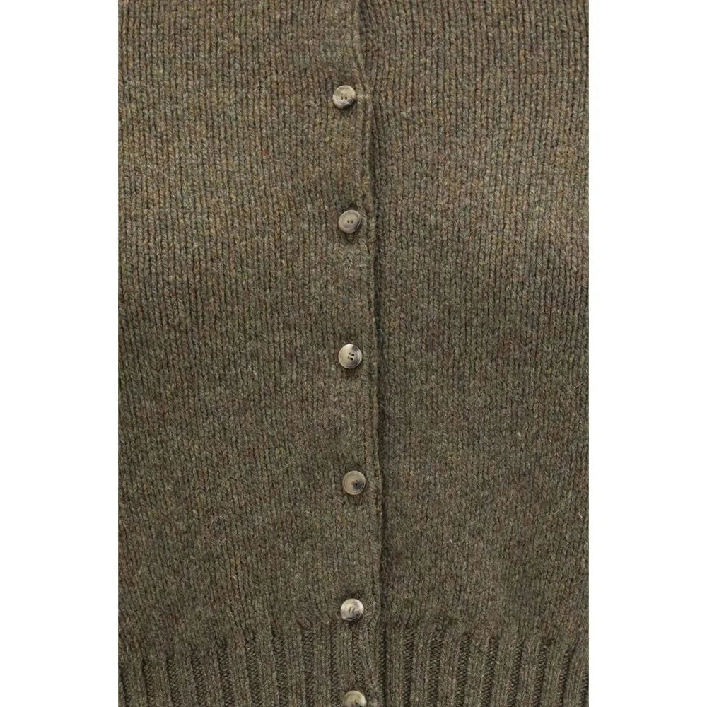 Khaite Bicolor Cashmere Cardigan - M