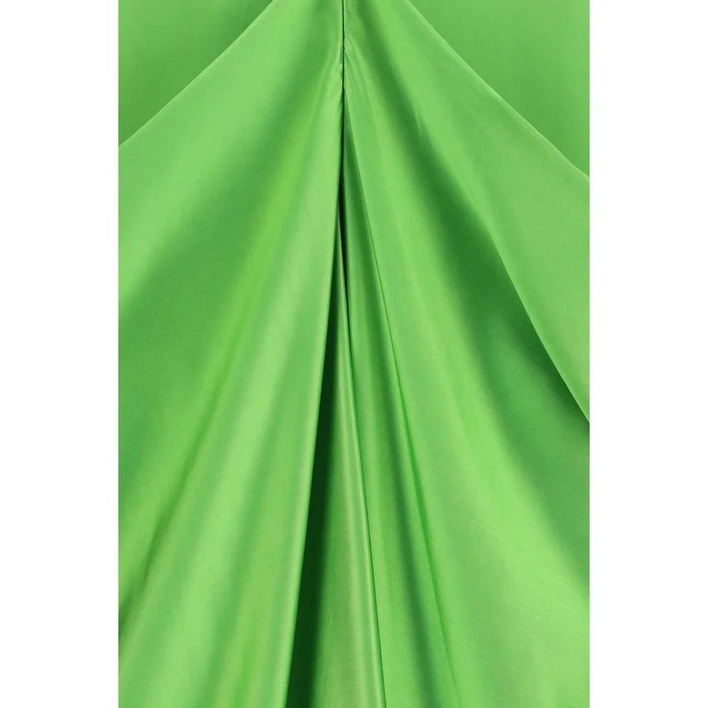Khaite Bicolor Copper Cocktail Dress - 4