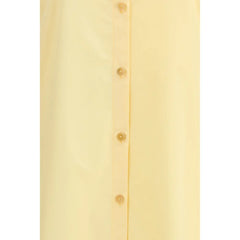 Khaite Bicolor Cotton Casual Dress - S