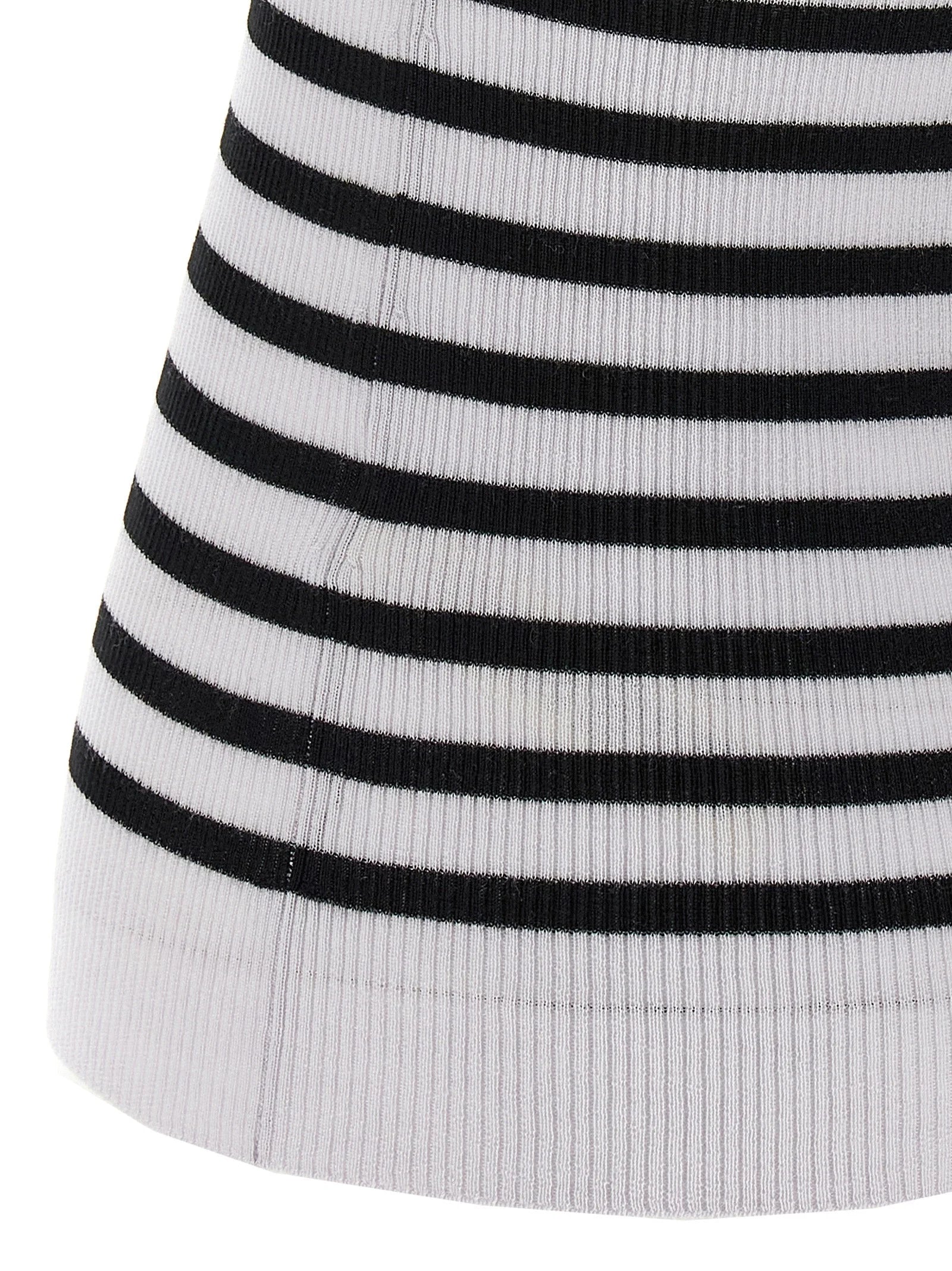 Khaite Bicolor Wool Sleeveles T-Shirt