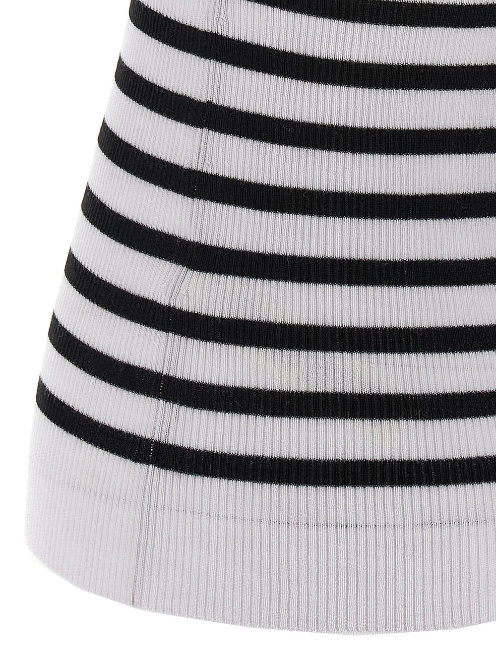 Khaite Bicolor Wool Sleeveles T-Shirt
