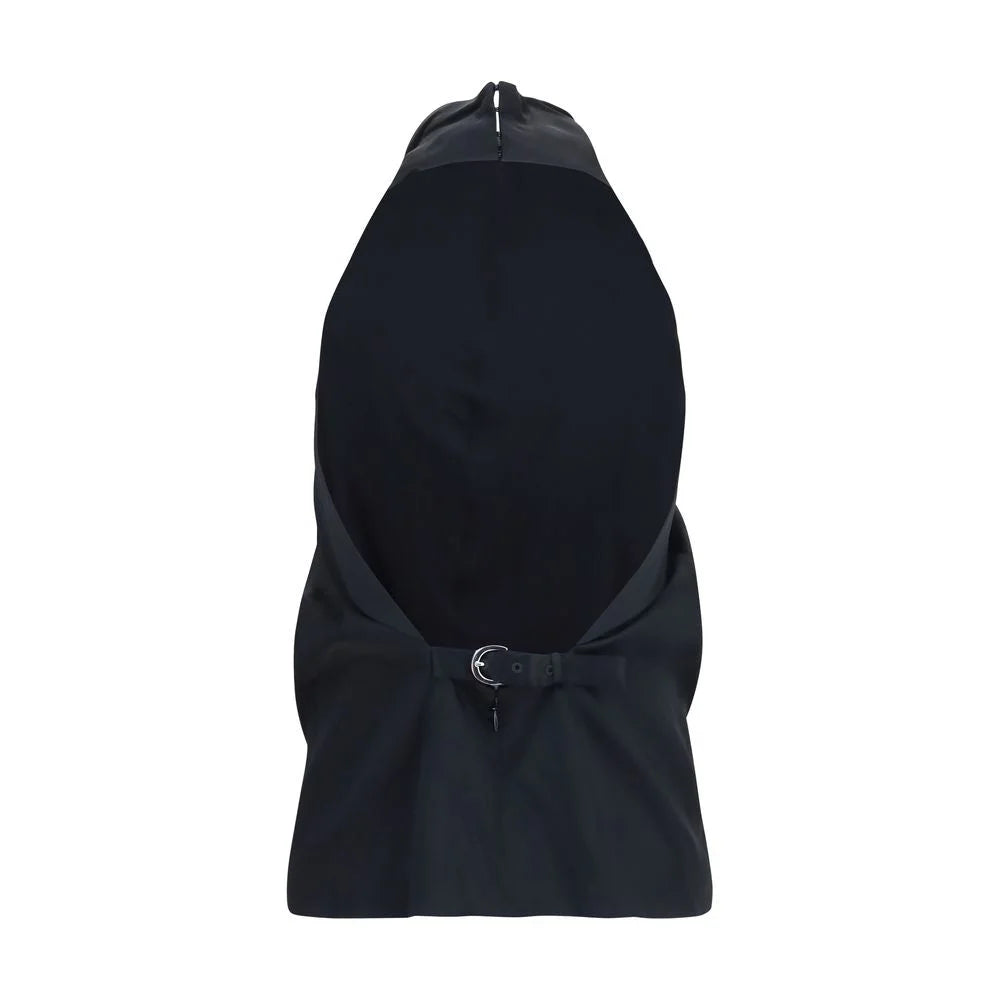 Khaite Black Acetate Blouse