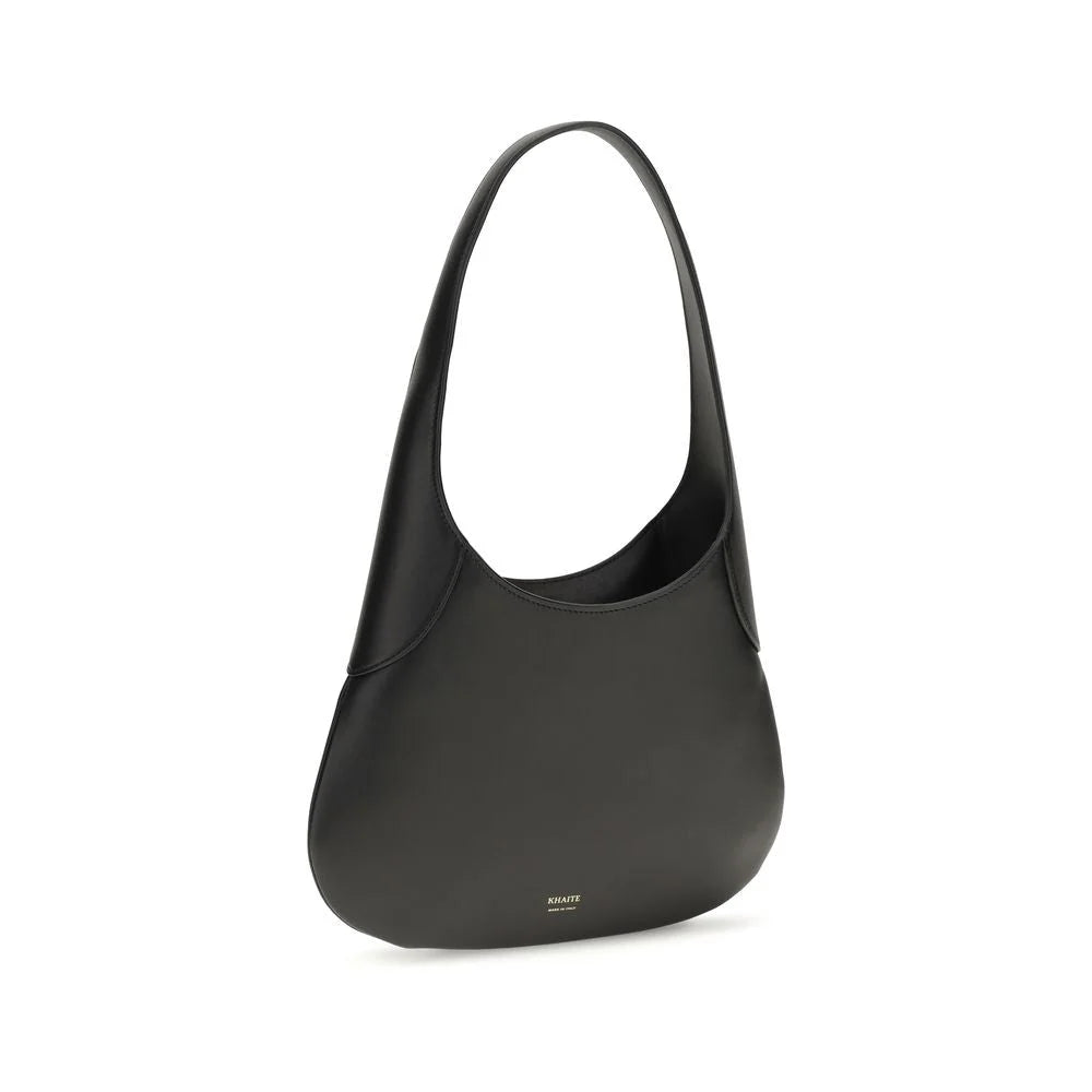 Khaite Black Calf Leather Bos Taurus Handbag