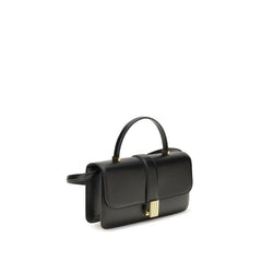 Khaite Black Calf Leather Bos Taurus Handbag