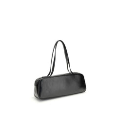 Khaite Black Calf Leather Bos Taurus Shoulder Bag