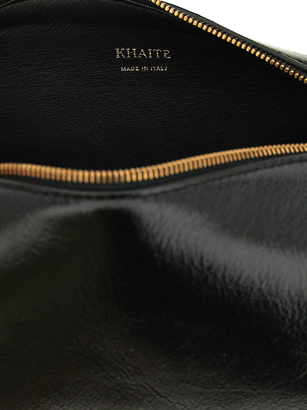 Khaite Black Calfskin Crossbody Bag
