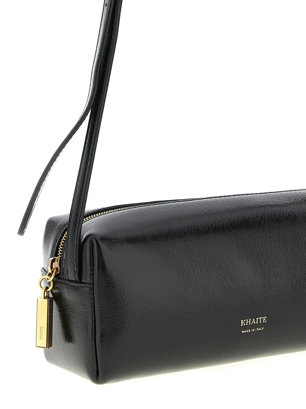 Khaite Black Calfskin Crossbody Bag