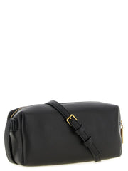 Khaite Black Calfskin Crossbody Bag