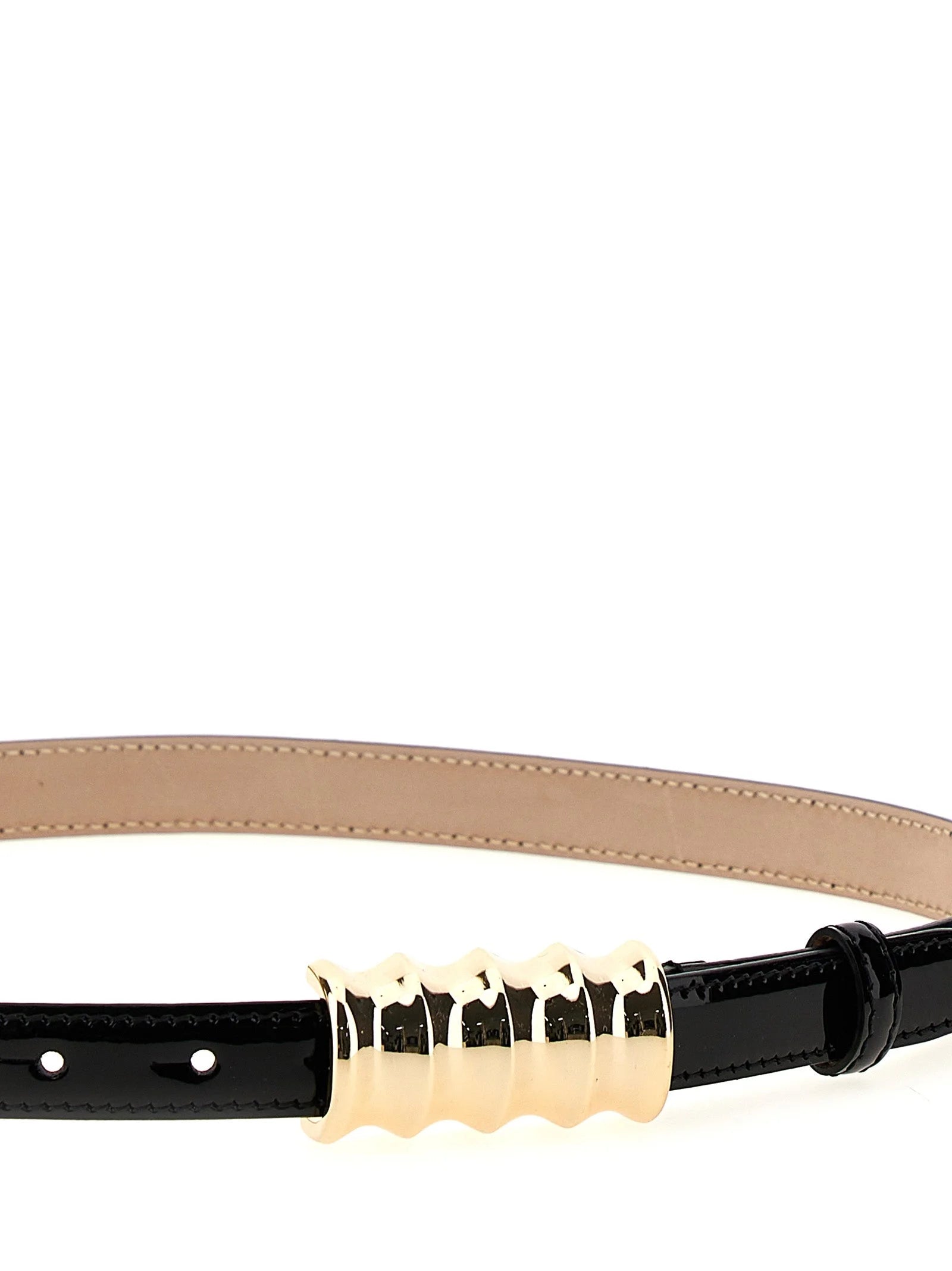 Khaite Black Calfskin Regular Belt - 90 cm / 36 Inches