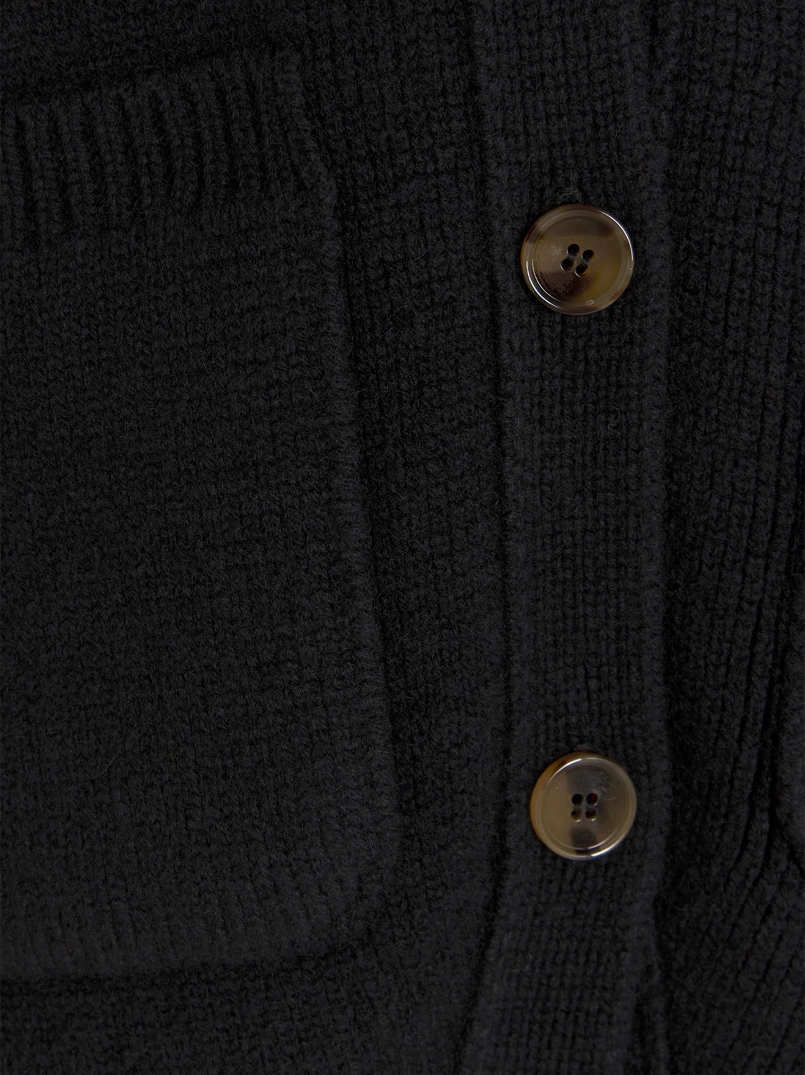 Khaite Black Cashmere Cardigan - M