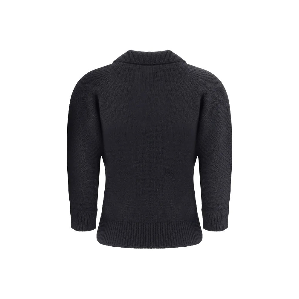 Khaite Black Cashmere Sweater
