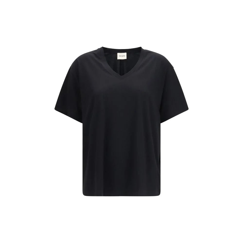 Khaite Black Cotton T-Shirt - M