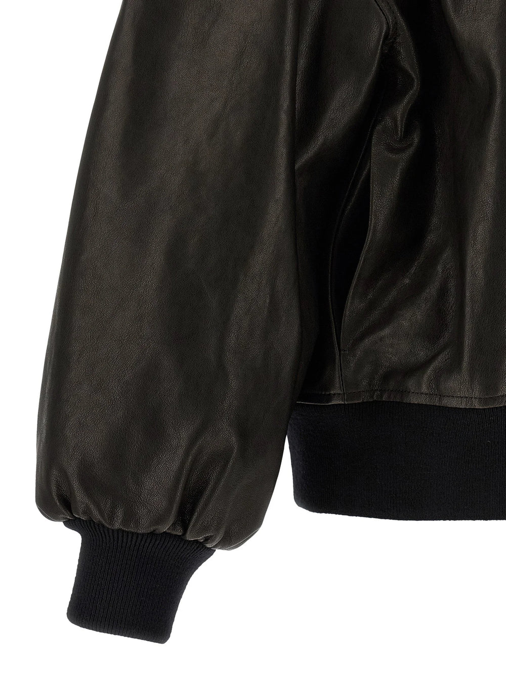 Khaite Black Lamb Leather Leather Jacket - XS