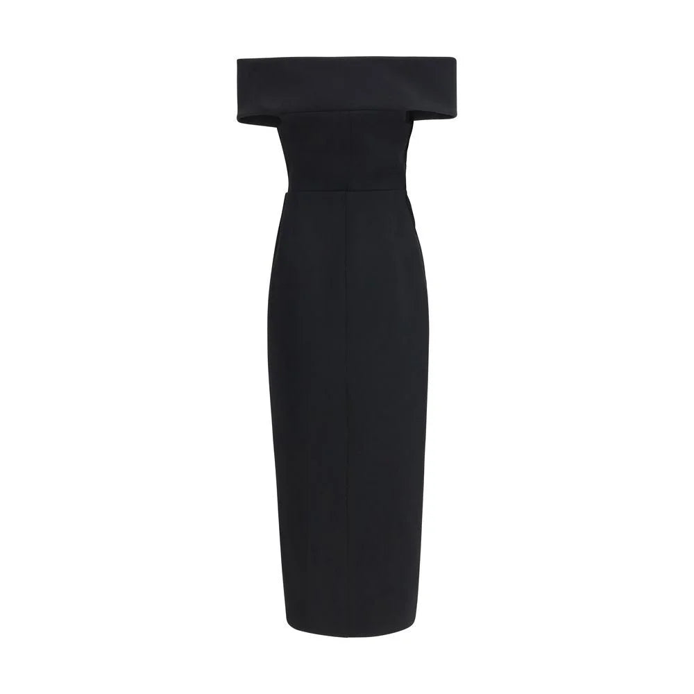Khaite Black Polyester Cocktail Dress - 4