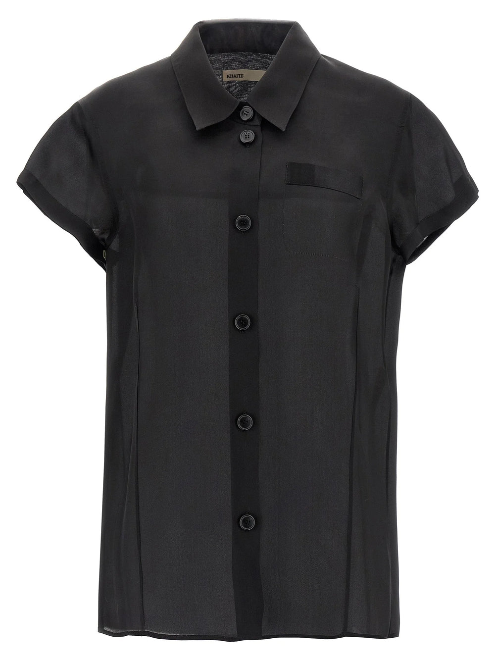 Khaite Black Silk Blouse - M