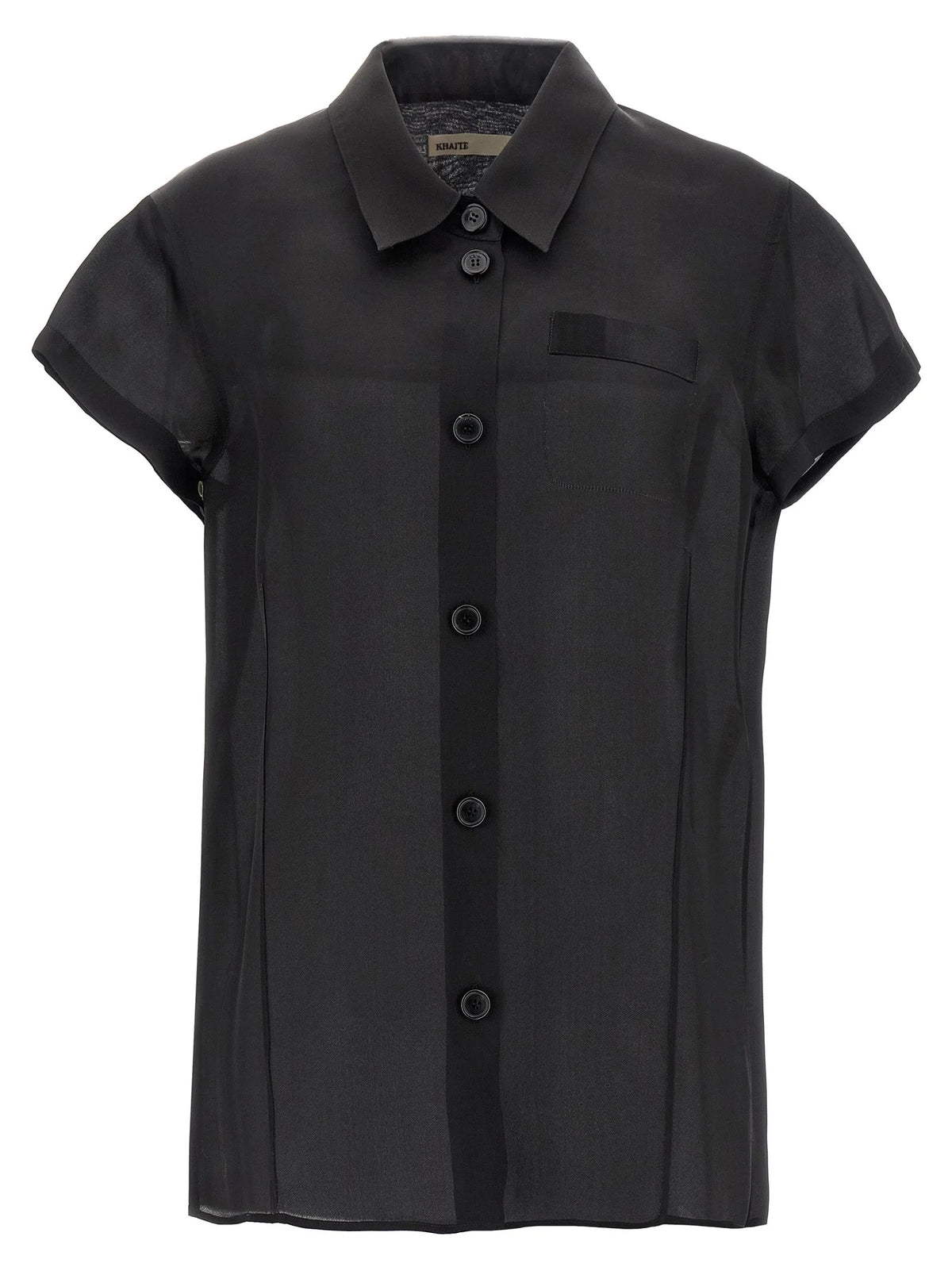 Khaite Black Silk Blouse - M