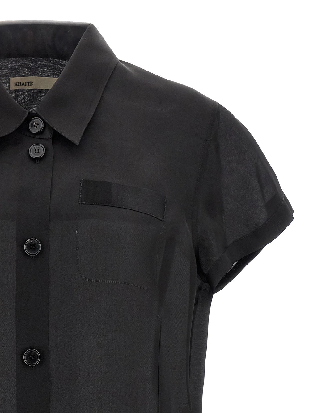 Khaite Black Silk Blouse - M