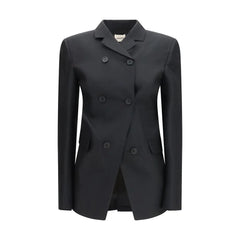 Khaite Black Wool Oves Aries Blazer - 4