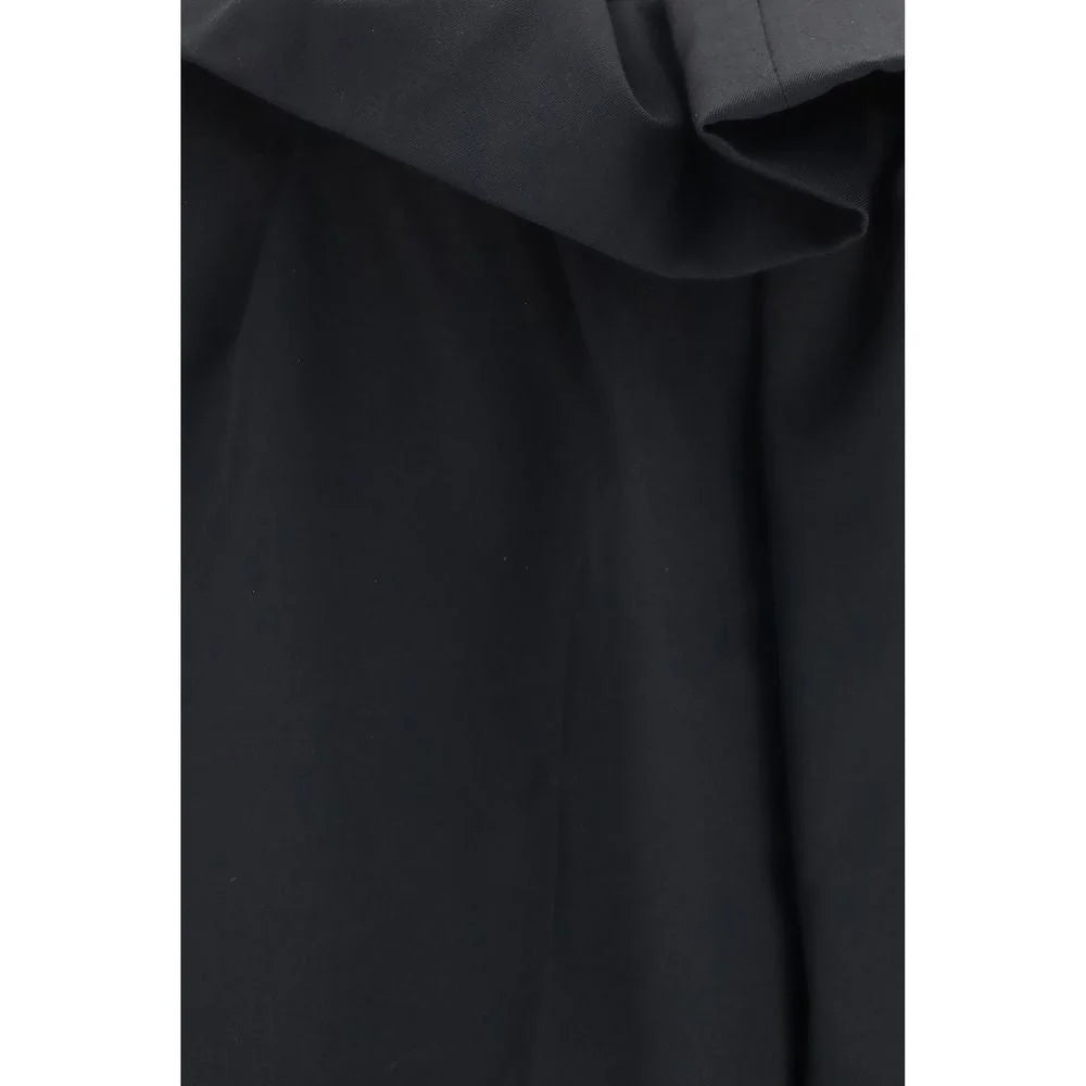 Khaite Black Wool Oves Aries Casual Pants