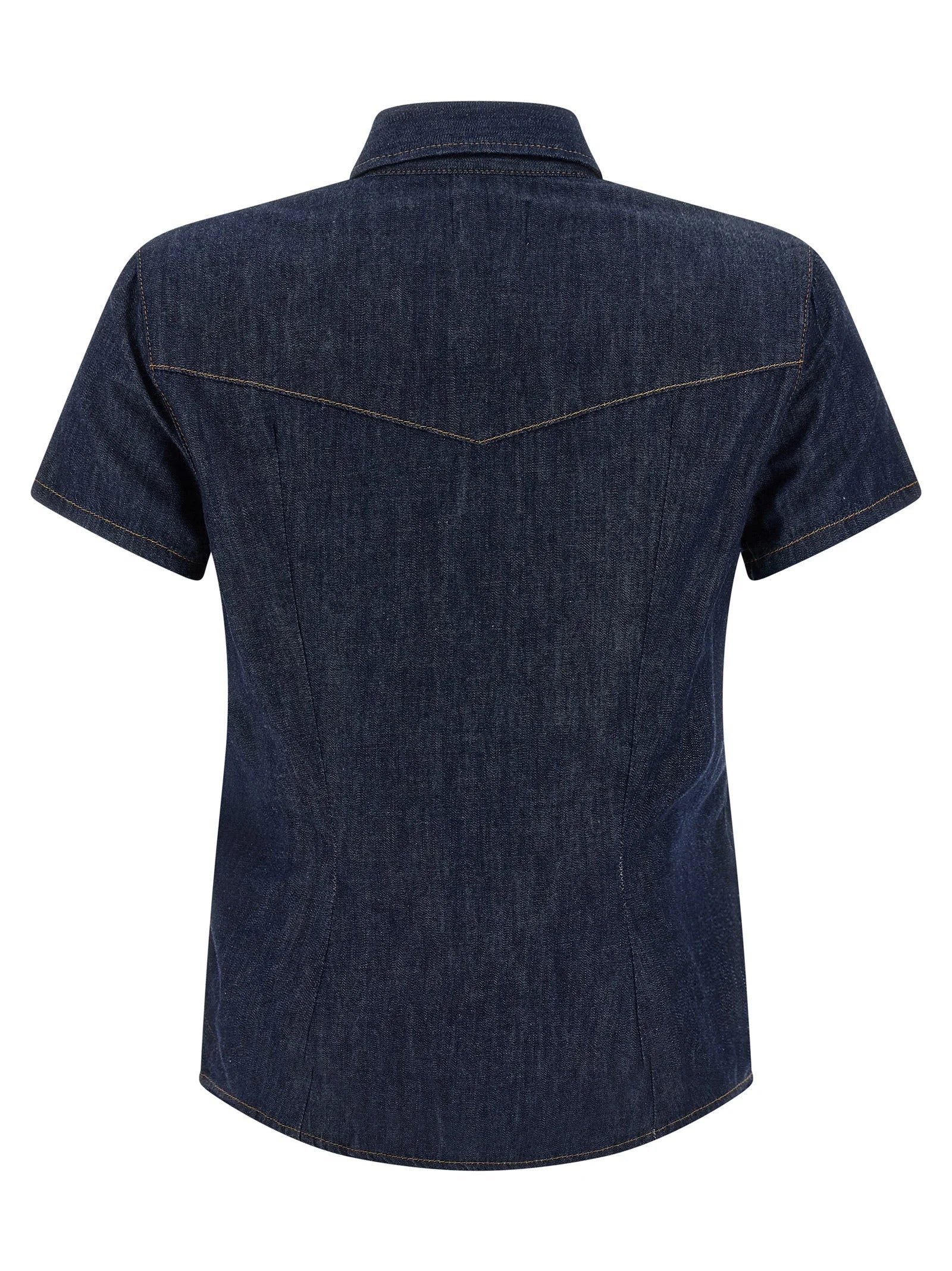 Khaite Blue Cotton Blouse