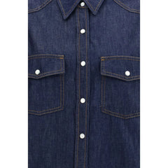 Khaite Blue Denim Shirt - M