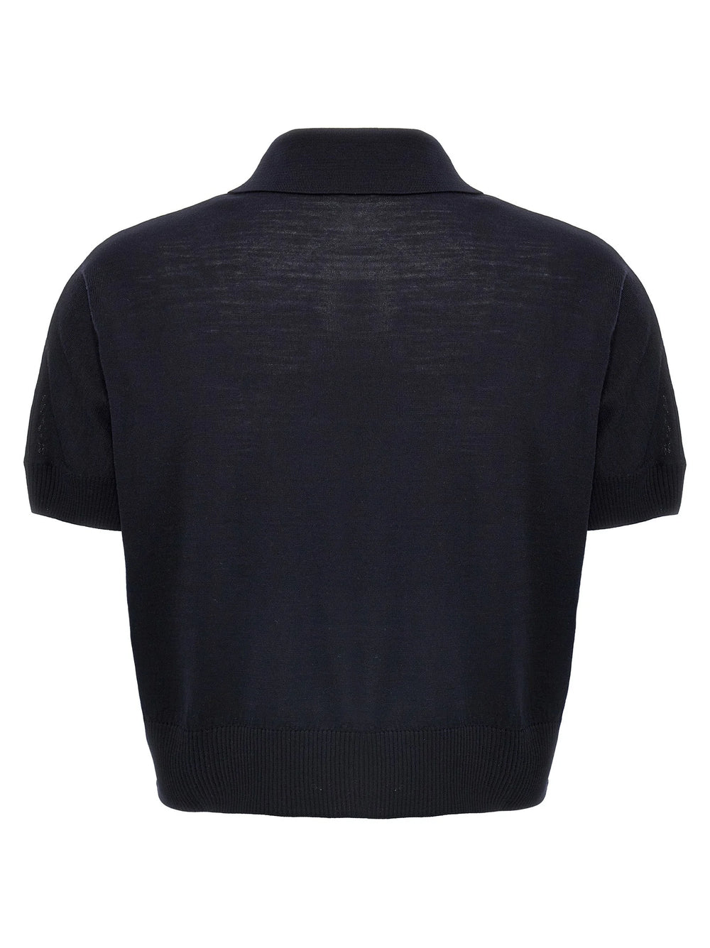 Khaite Blue Wool Shortsleeve Shirt - M