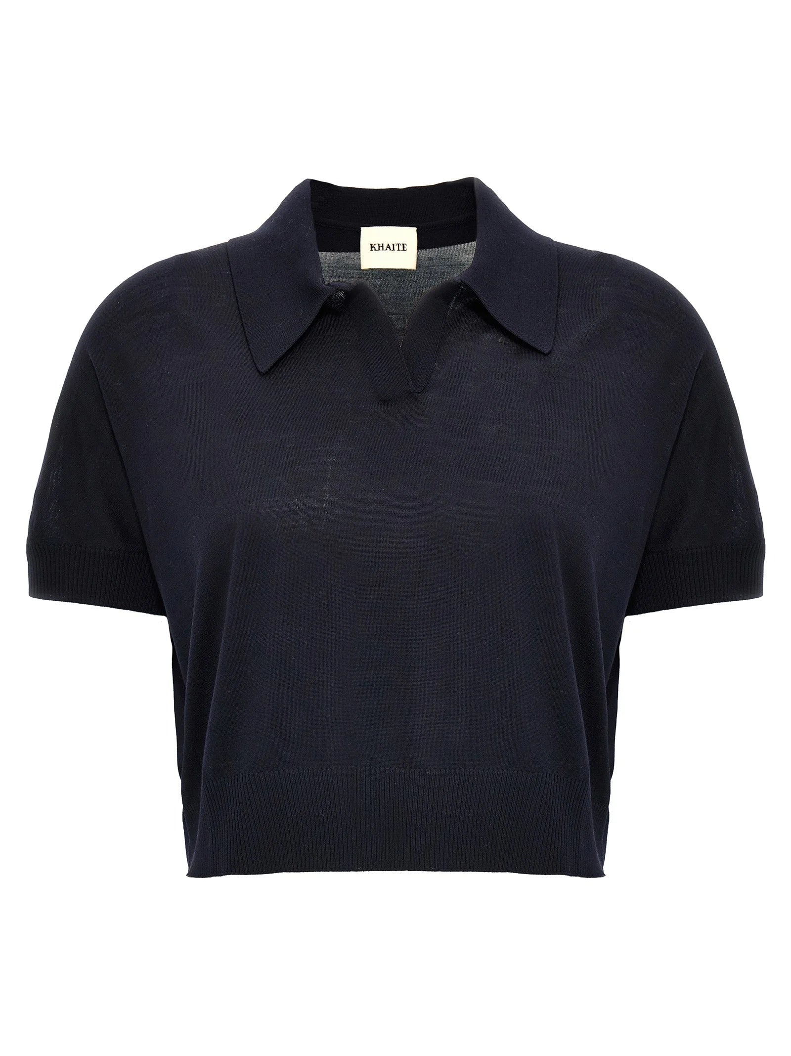 Khaite Blue Wool Shortsleeve Shirt - M