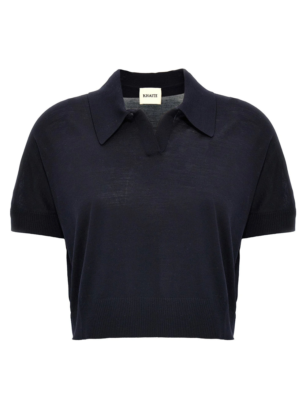 Khaite Blue Wool Shortsleeve Shirt - M