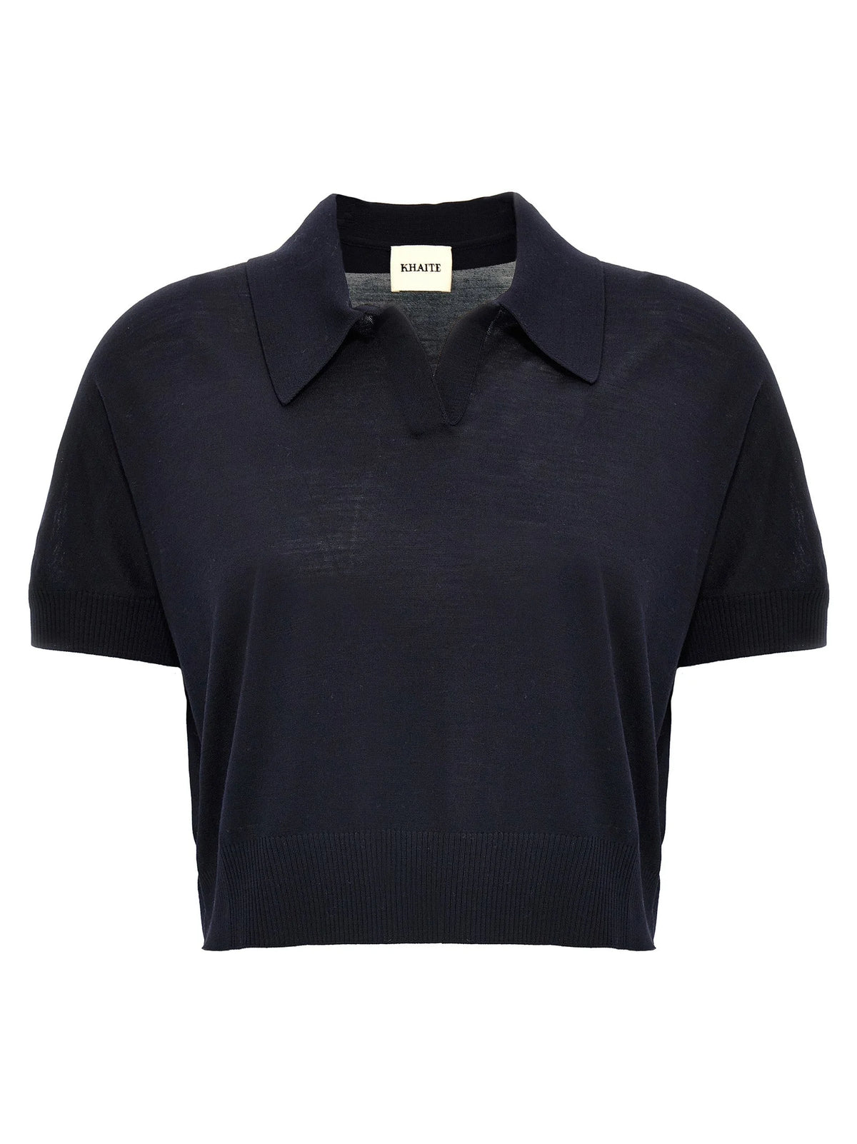 Khaite Blue Wool Shortsleeve Shirt - M