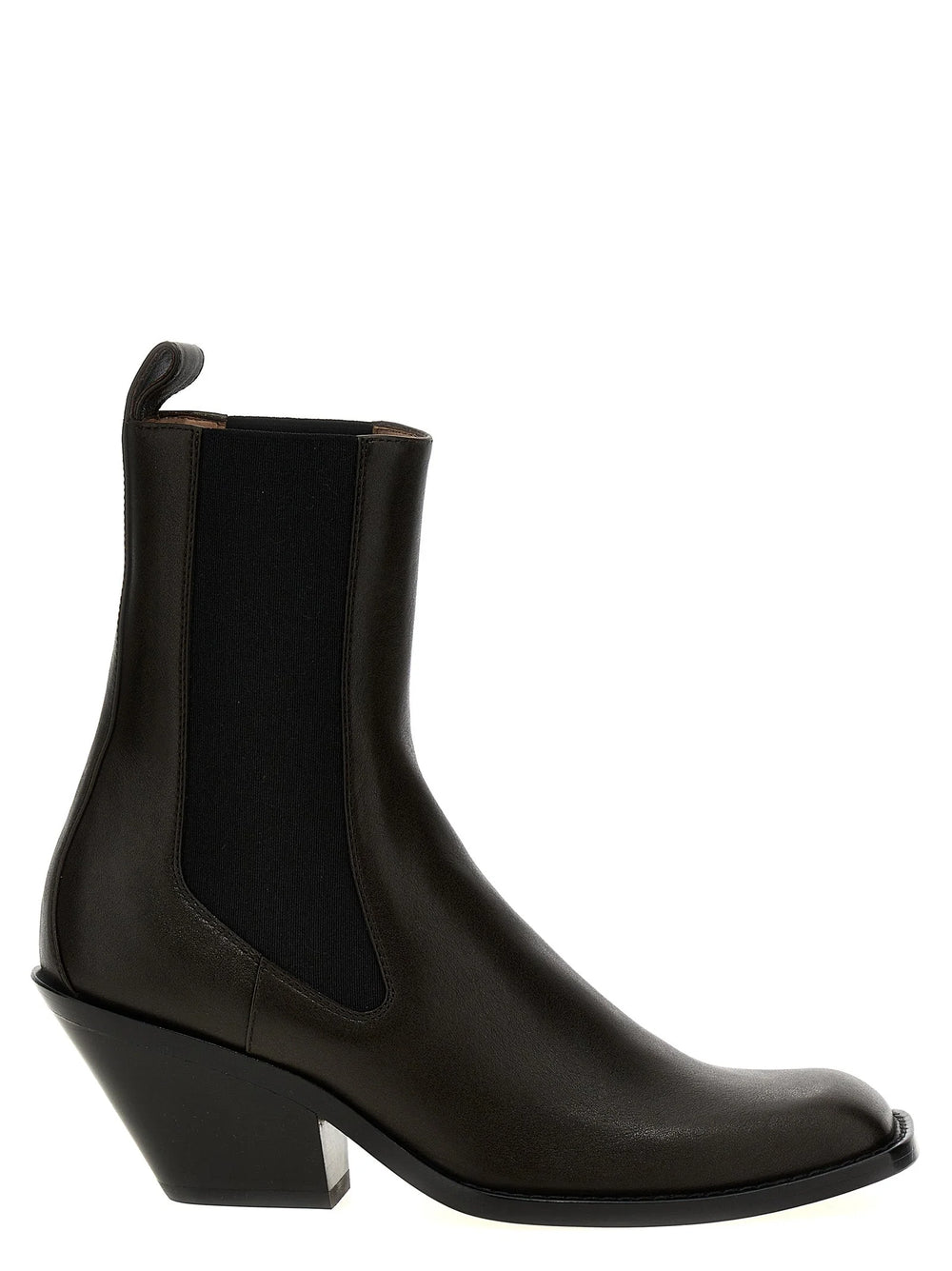 Khaite Brown Calfskin Chelsea Boots - EU37/US7