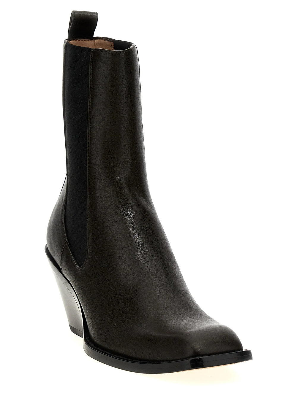 Khaite Brown Calfskin Chelsea Boots - EU37/US7