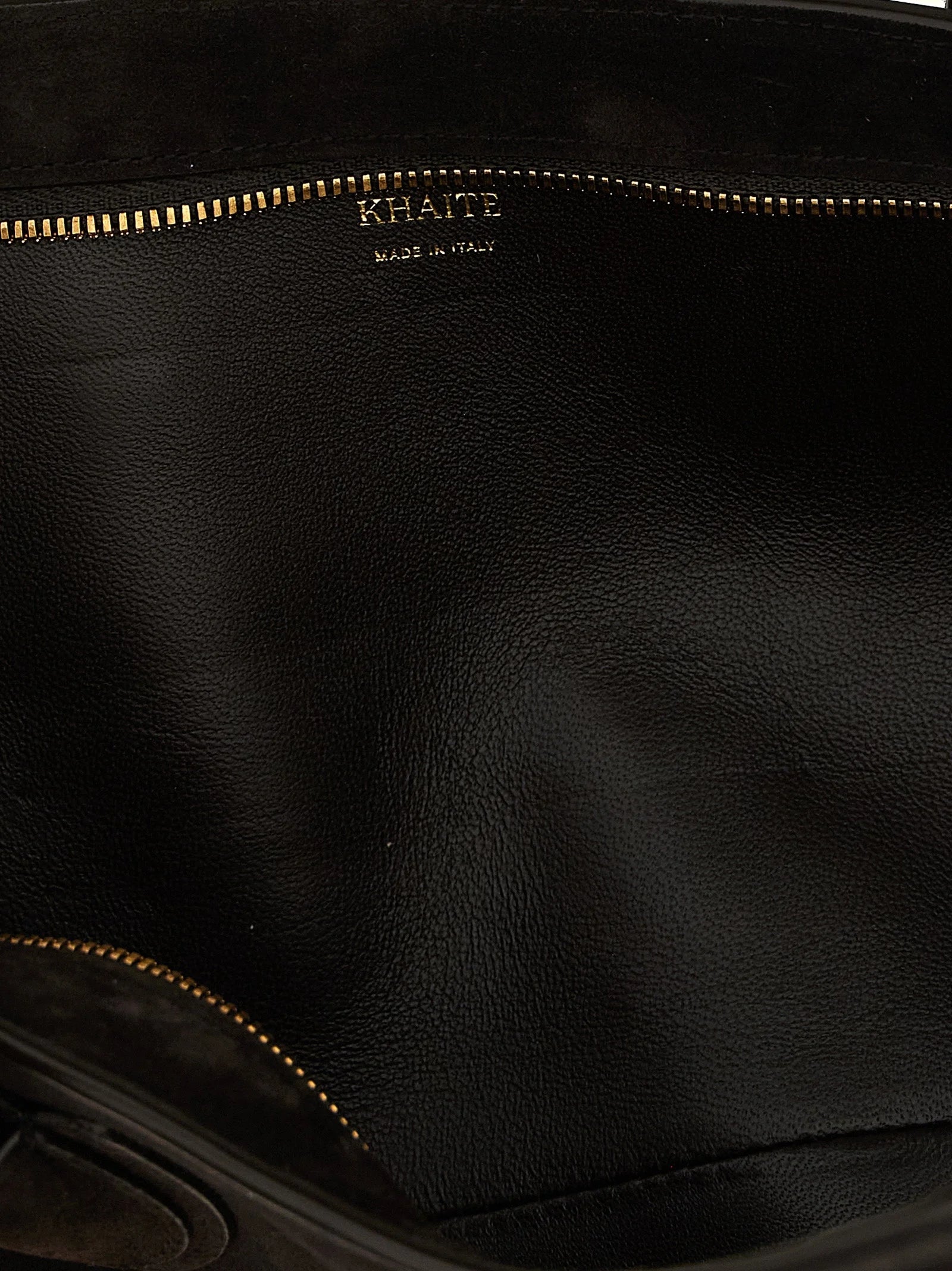 Khaite Brown Calfskin Shoulder Bag