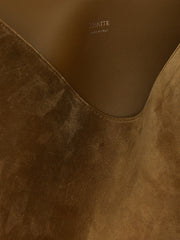 Khaite Brown Calfskin Tote Bag